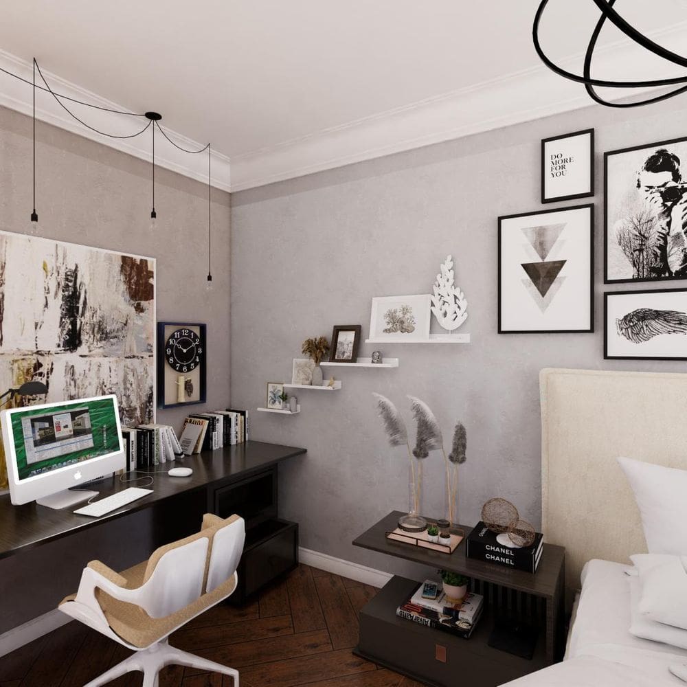 Kit 4 Prateleira Industrial Flutuante Invisível Quarto 60Cm