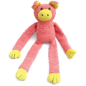 Brinquedo Bichinho de pelúcia Animal Porco Rosa Chalesco 48cm