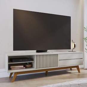 Rack para TV até 75 Polegadas 1 Porta 2 Gavetas Veneza Colibri