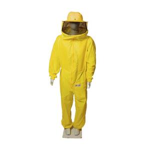 Macacão Nylon Amarelo Máscara Fixa Móvel