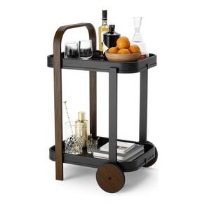 Carrinho Bar Utilitário Multiuso Madeira 53x44x80cm - Umbra