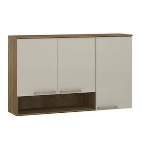 Armário Aéreo 3 Portas 1,20cm Isis Luciane