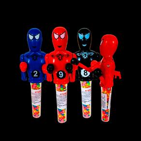 Aranha Toys: Herois c/ Balinhas Tutti Frutti caixa c 12 Unid