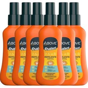 Kit 6 Repelente De Insetos Above Spray 100Ml