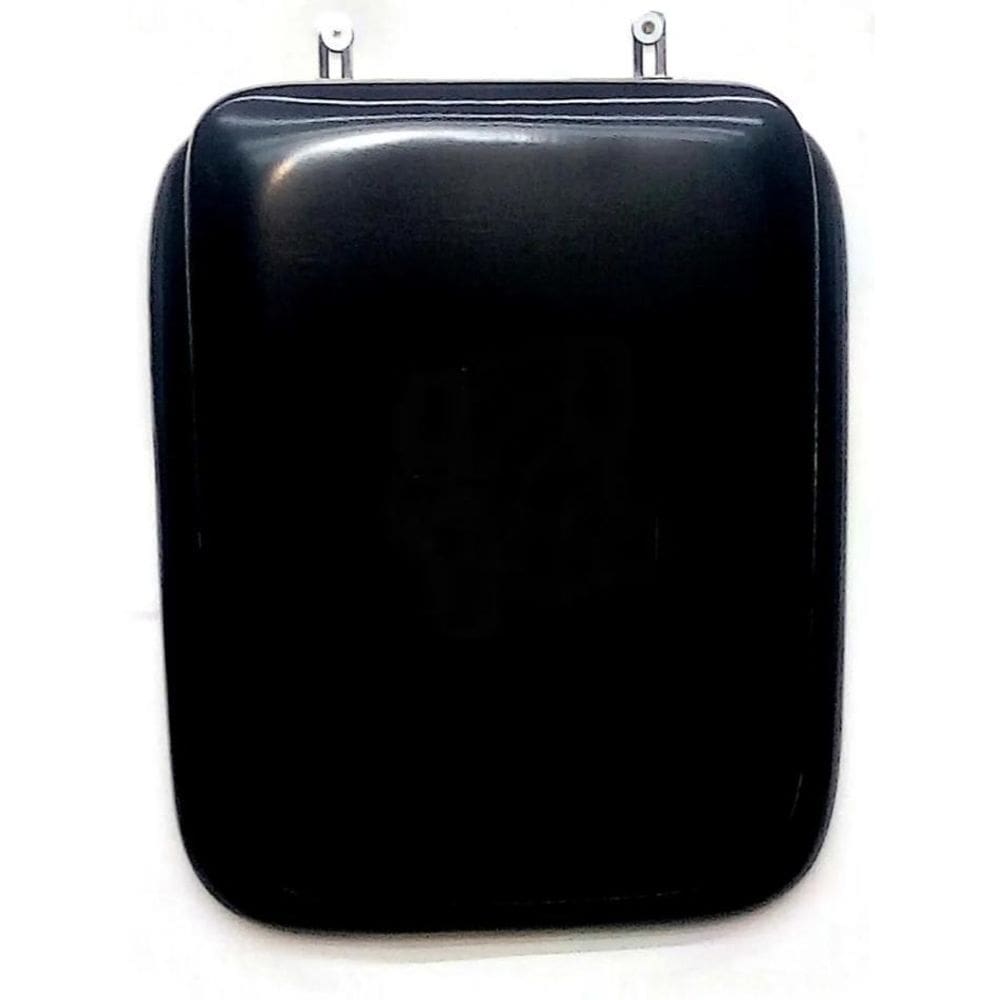 Assento Almofadado Square Preto Para Vasos Incepa