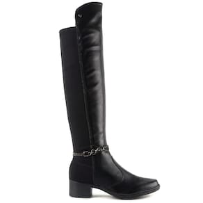 Bota Montaria Feminina Casual Dia a Dia Cano Maleável Salto Médio Mississipi Mi601