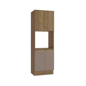 Paneleiro De Cozinha Botanic M630 4 Portas 70cm Nogueira/fendi - Kappesberg