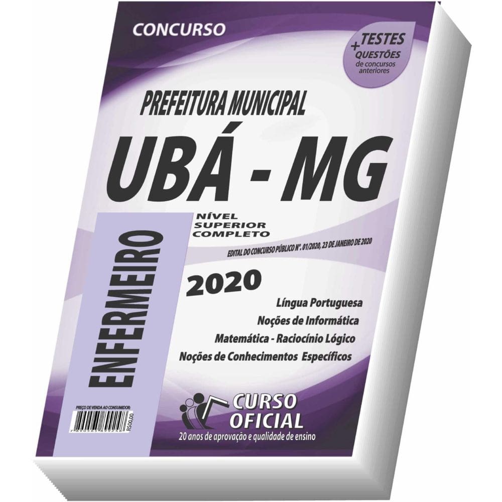 Apostila Prefeitura De Ubá - Enfermeiro