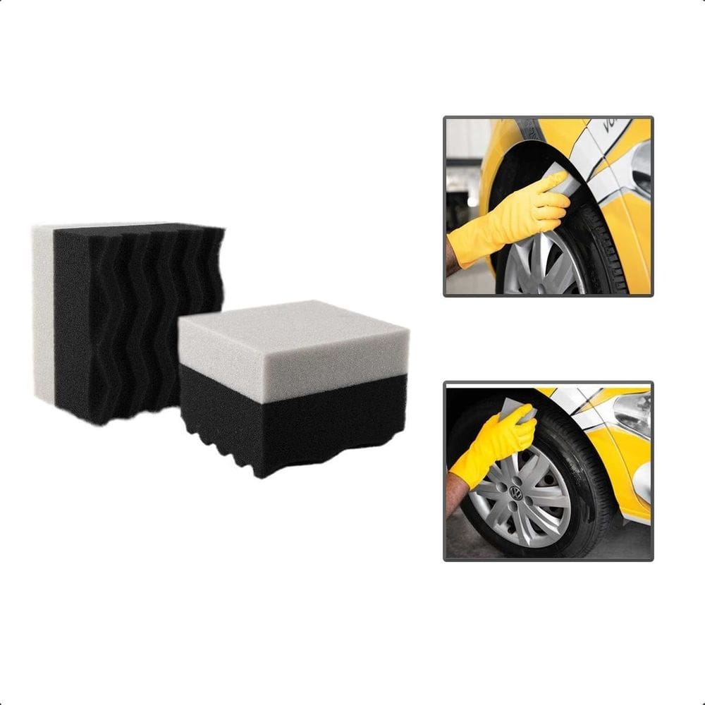 Esponja Aplicadora Multiuso Rodas Pretinho Automóveis