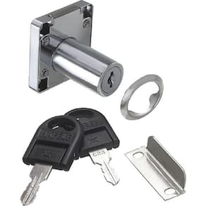 Fechadura Para Gavetas 32Mm Aço Niquelado Hafele