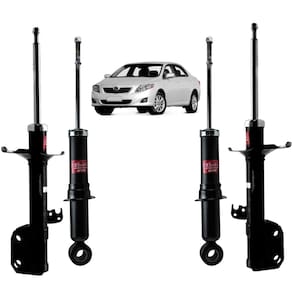 Cojunto Kayaba Amortecedor Dianteiro+Traseiro Toyota Corolla 2009 A 2014