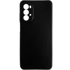 Capinha Moto G53 Silicone Aveludado - Preto
