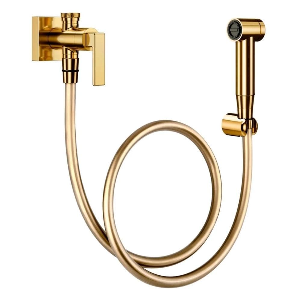 Ducha Higiênica Docol Stillo 823743 C/Registro Ouro Polido