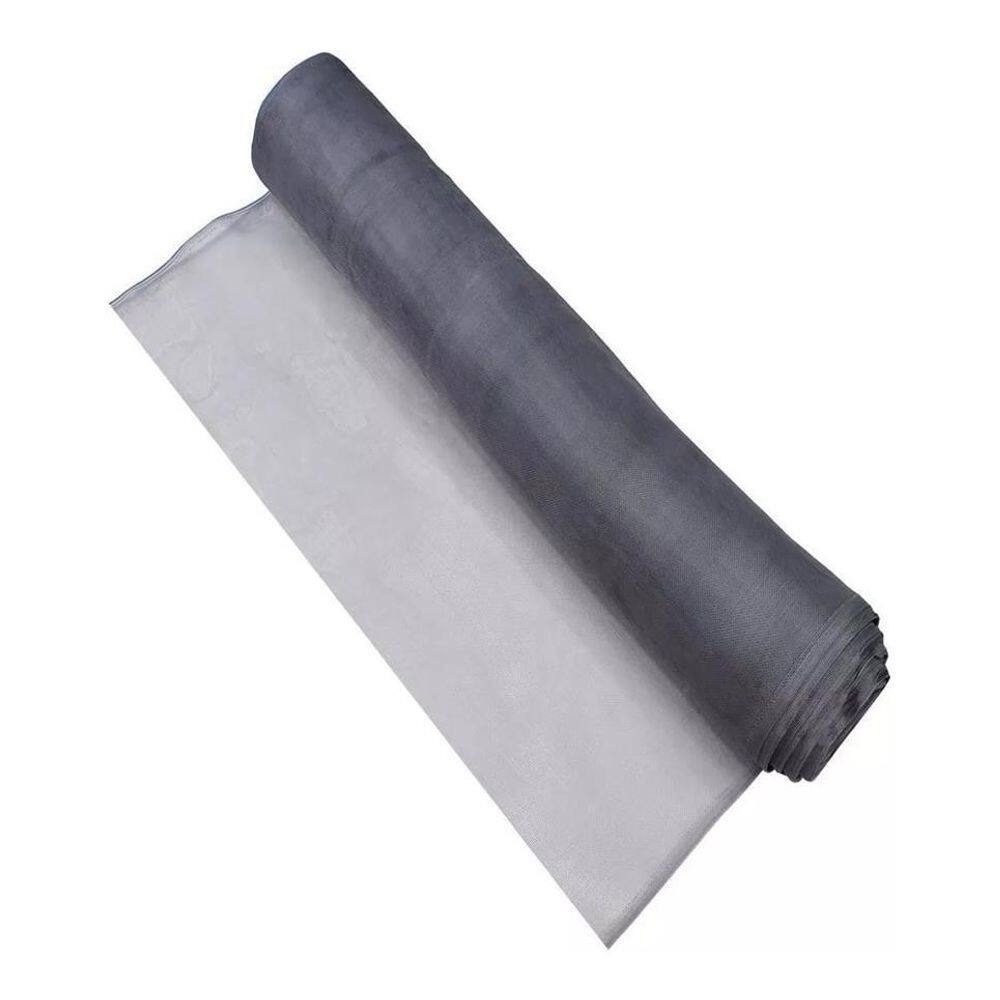 Tela Nylon Mosqueteira Anti Mosquito Cinza 1 X 50 Metros