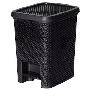 Lixeira De Banheiro Moderna Quarto 6 Lt Com Pedal Multiuso