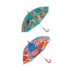 Kit 02 Guardas-Chuva Infantil Carros Mickey 11107 11108