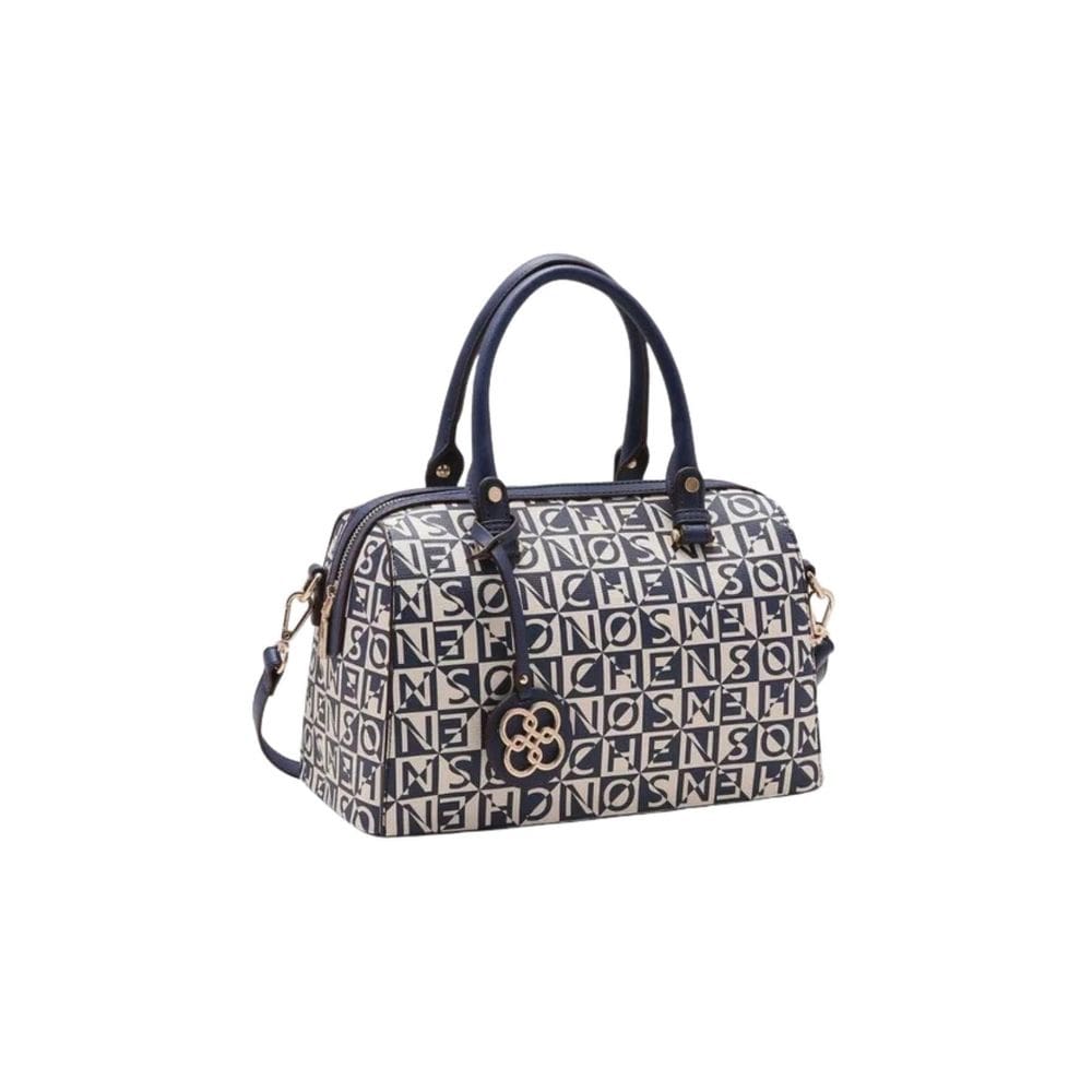 Bolsa Feminina Chenson Monograma Baú 3483440 Azul