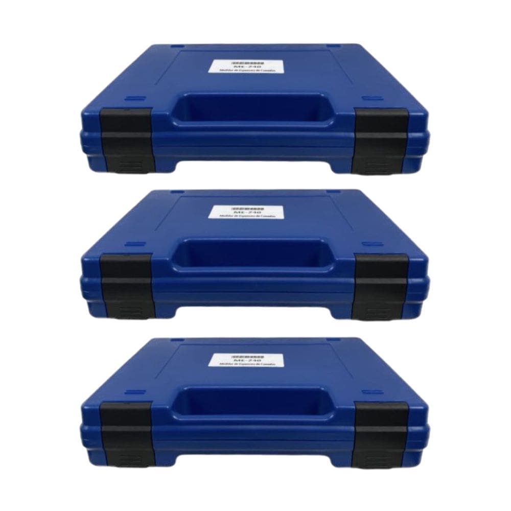 Kit 3 Maleta Transporte Equipamentos Alça 242x175x20mm Armazenamento Reagentes Trava Es-25 Instrutherm