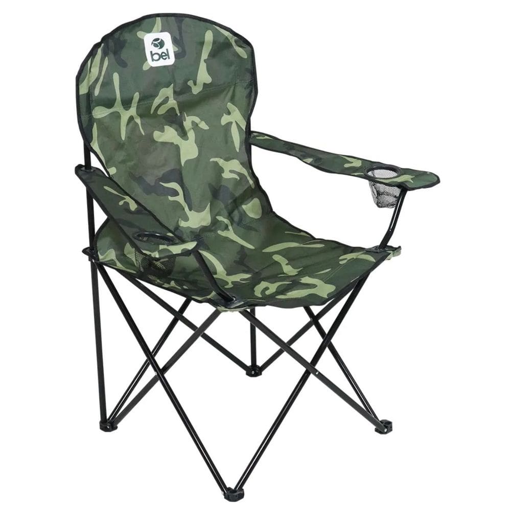 Cadeira de Pesca Camping Araguaia Confort Max Dobrável Bel Fix