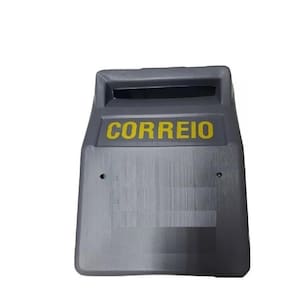 Caixa De Correspondencia Reforçada Grade - Cinza