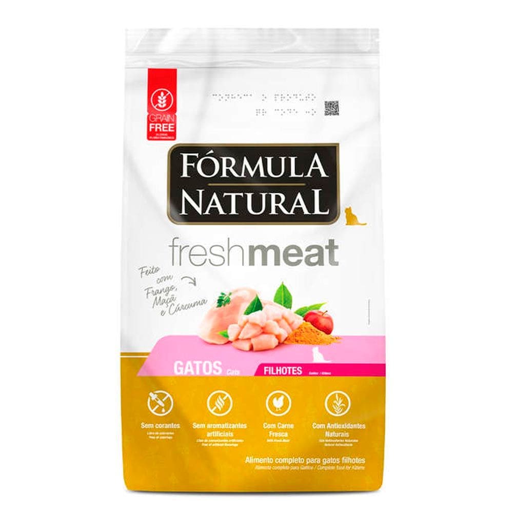 Ração Formula Natural Gatos Fresh Meat Filhotes 1Kg