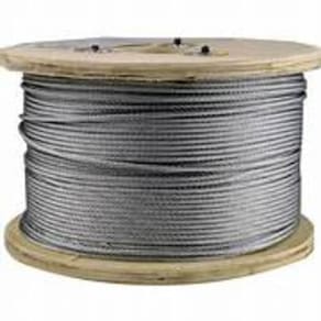Cabo de aço lance com 100 metros galvanizado 3/16 (4,8mm) formação AA para linha de vida