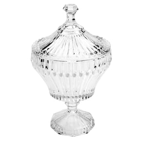 Potiche de Cristal Renaissance 29 cm com Pé Lyor
