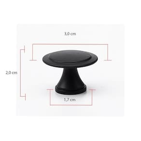 Puxador Redondo Flor Em Metal Móveis Kit 6 Unidade Puxador
