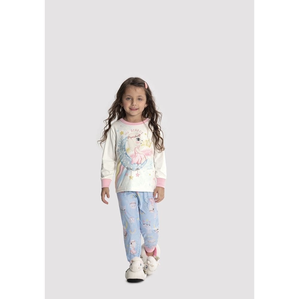 Pijama Manga Longa Menina Malha Modelli Alakazoo Ref. 66602