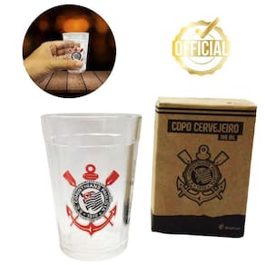 Copo Americano Vidro 190Ml Tradicional Bar Cerveja Escudo