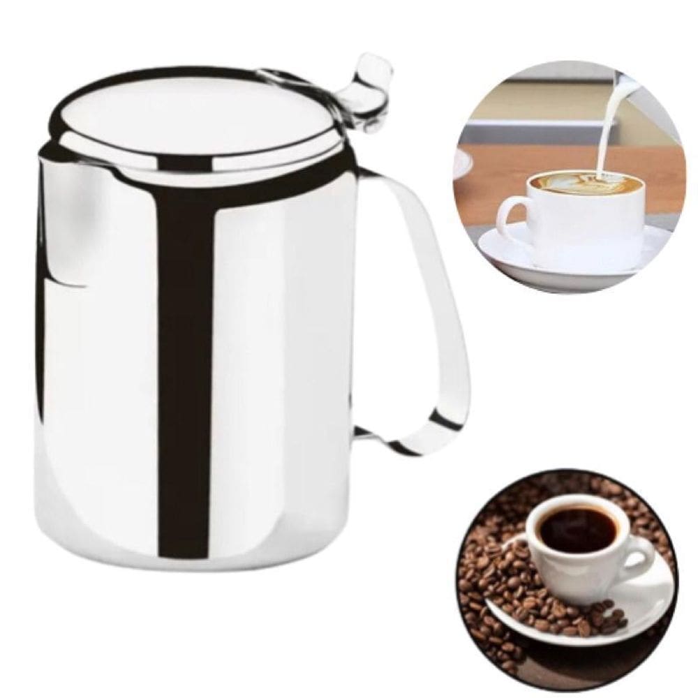 Leiteira Bule Para Café Chá Leite De Aço Inox 600 Ml
