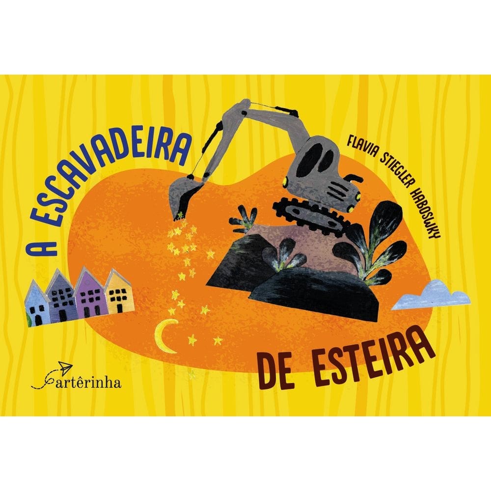 A escavadeira de esteira