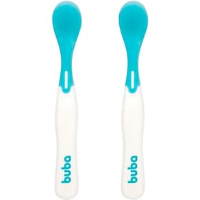 Kit Colheres Termo Sensíveis 2 pç Azul 11750 - Buba