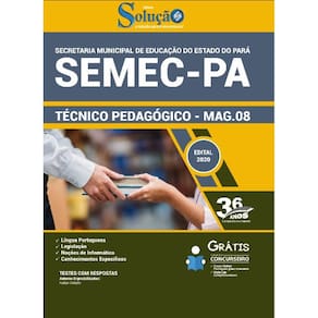 Apostila Concurso SEMEC PA - Técnico Pedagógico - MAG 08
