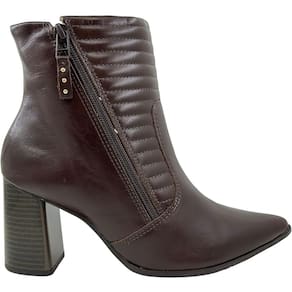 Bota Feminina Casual Dia a Dia com Salto Cano Baixo Ramarim 2468103