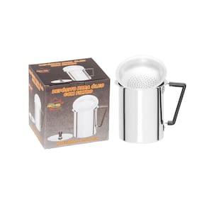 Depósito Para Óleo - Com Coador - Deposito Para Oleo Em Aluminio - Capacidade -1,00 L