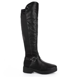 Bota Feminina Montaria Cano Longo Maleável Salto Baixo Mississipi Ma711