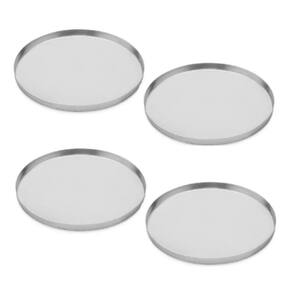 Forma Para Assar ou Servir Pizza em Alumínio 35cm - Kit com 4 Peças