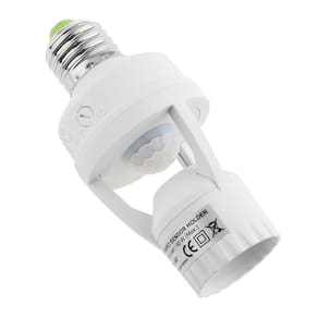 Sensor De Presença Iluminação Lâmpada Fotocélula Soquete E27