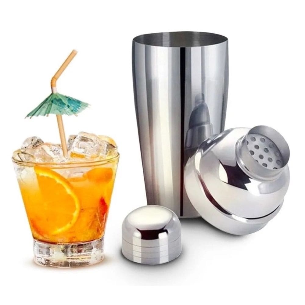 Coqueteleira Copo Para Drinks e Caipirinha Bar Inox 500 Ml