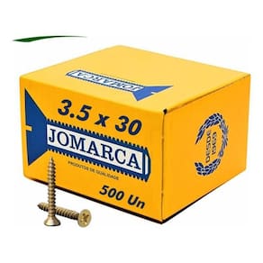 Parafusos Madeira Philips 3,5 X 30 Caixa 500 Pçs Jomarca