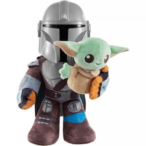 Star Wars Pelúcia Disney Mandalorian e Grogu com Sons HPC19 - Mattel