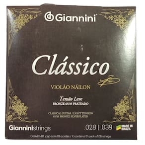 Encor. Violao Nylon Giannini Classico T.Leve