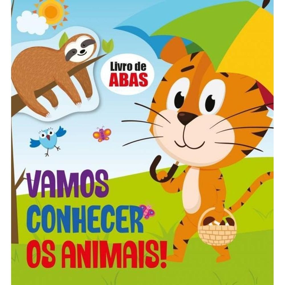 Livro De Abas - Vamos Conhecer Os Animais