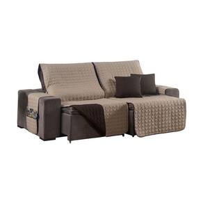 Capa Protetor Sofa Retratil 1,80M 02 Módulos Shield 400 Fios