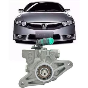 Bomba De Direcao Hidraulica New Civic 1.8 16V De 2006 A 2011