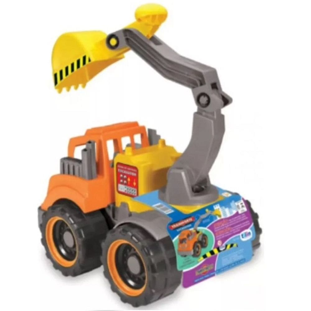 Excavator Transforte Tilin Brinquedos 476 Laranja