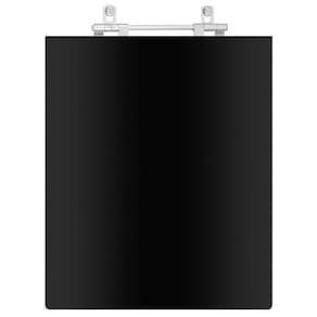 Assento Sanitário Poliéster Cubo Preto Fosco para vaso Deca