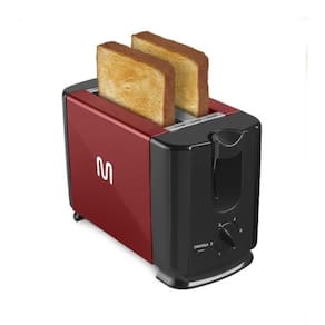 Torradeira Duo 2 Fatias com Seletor de Nível de Tostagem e Coletor de Migalhas 220V 700W Vermelho Multi - CE142
