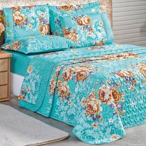 Coxa Cama Solteiro Naturale Estampada Dupla Face 200 Fio